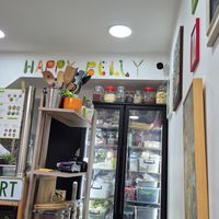 Inside at Happy Belly / Eat Smart in Tirana