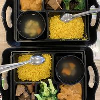 Turmeric Rice Bento  at Greendot 绿一点 - Nex in Northeast Singapore