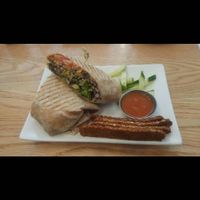 The breakfest wrap vegan and delicioussss at Pure Kitchen - Elgin in Ottawa