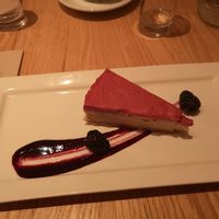 Vegan Cheezcake raspberry topping at Pure Kitchen - Elgin in Ottawa