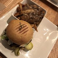 Burger + poutine at Pure Kitchen - Elgin in Ottawa