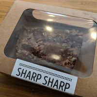 Super cute banana bread to go at Sharp Sharp Food in Barendrecht
