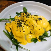 Papistas al maní at La Casa de Bea in Cajamarca