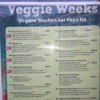 Special vegan week menu at Papa No in Berlin