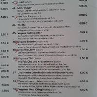 Vegan menu at Papa No in Berlin
