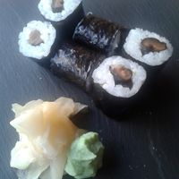 Vegan Shiitake Maki at Papa No in Berlin