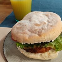 Hamburger at Green Beans in Lisbon