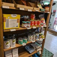 Canned goods at Green Beans in Lisbon
