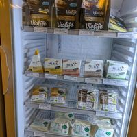 Vegan cheese at Green Beans in Lisbon