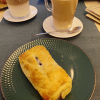 Napolitana de chocolate at Green Beans in Lisbon