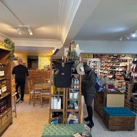 Store and Cafe at Green Beans in Lisbon