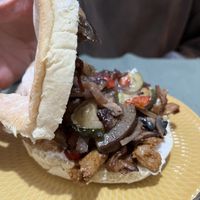 bocadillo de soja. Estaba increíble #Veganuary at Green Beans in Lisbon