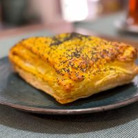 Savoury puff pastry. at Green Beans in Lisbon