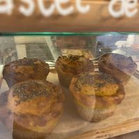 Display pastry at Green Beans in Lisbon