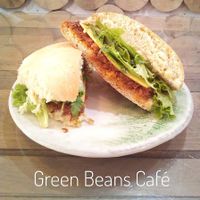 Jackfruit sandwich at Green Beans in Lisbon