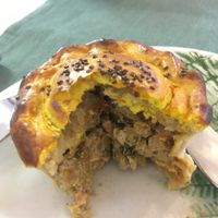 Tofu leek pie  at Green Beans in Lisbon