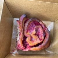 White chocolate and raspberry  at Velocity Cafe in Inverness