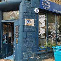 Outside at Velocity Cafe in Inverness