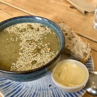 Soup of the day   at Velocity Cafe in Inverness