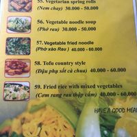 Menu 14 at Bao Anh in Ninh Binh