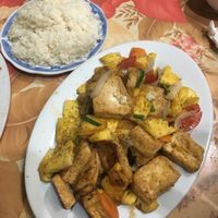 Pineapple tofu  at Bao Anh in Ninh Binh
