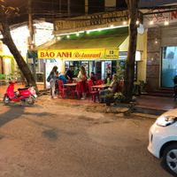 Outside of the restaurant  at Bao Anh in Ninh Binh