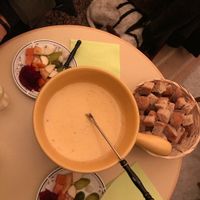 Vondue (Vegan Fondue) at Grüner Gaumen - Pop Up in Bern