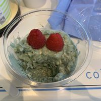 Spirulina coconut dessert at Cojean - Beaugrenelle  in Paris