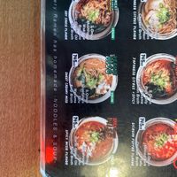 Vegan ramen options   at Ramen to Biru - Vesterbro in Copenhagen