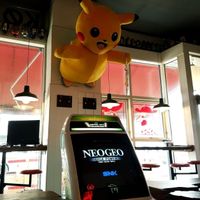 game time! at Ramen to Biru - Vesterbro in Copenhagen