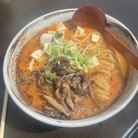 Spicy vegan ramen   at Ramen to Biru - Norrebro in Copenhagen