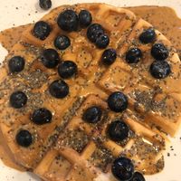 Waffles  at Armonica Cafe in Lima