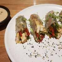 Fresh spring rolls were also great at Armonica Cafe in Lima