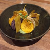 Guacamole with nachos at Armonica Cafe in Lima