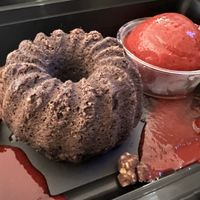 Vegan brownie  at Wynn Hotel - Allegro in Las Vegas