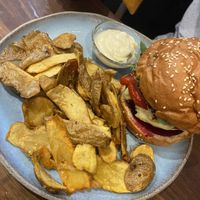 Burger   at Two Chaps in Marrickville