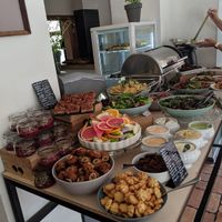 Sunday brunch selection. All vegan at Terapija in Riga