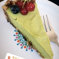 Avocado cheesecake  at Terapija in Riga