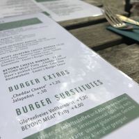 Menue at Emmi's Kitchen - Glockenbach in Munich