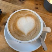 Soy milk cappuccino   at Emmi's Kitchen - Glockenbach in Munich