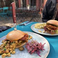 Breakfast burger  at Emmi's Kitchen - Glockenbach in Munich