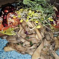Mushrooms on toast at Emmi's Kitchen - Glockenbach in Munich