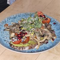 Mushrooms on toast at Emmi's Kitchen - Glockenbach in Munich
