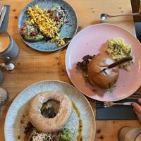 holy bagel, burger and avocado toast  at Emmi's Kitchen - Glockenbach in Munich
