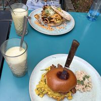 Bagel y brackfast burger   at Emmi's Kitchen - Glockenbach in Munich