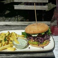 Avocado Burger & Fruit Explosion Smoothie. 😍😍😍 at Emmi's Kitchen - Glockenbach in Munich