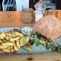 Excellent avocado burger! at Emmi's Kitchen - Glockenbach in Munich