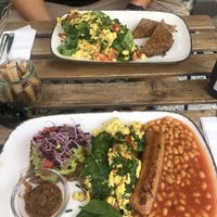 Ultimate breakfast and tofu scramble  at Emmi's Kitchen - Glockenbach in Munich