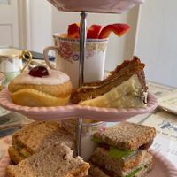 Vegan afternoon tea at Scarlett's Vintage Tea Rooms in Knaresborough