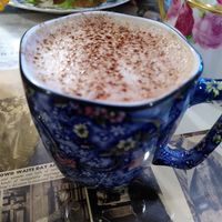 Mocha with oat milk (November 2022) at Scarlett's Vintage Tea Rooms in Knaresborough